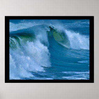 Poster Big Surf Ocean Wave