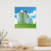 Poster Big Time Corporation - Skyscraper (Cuisine)