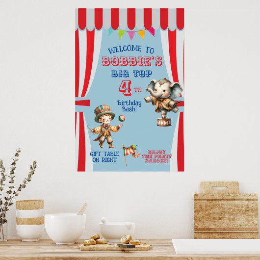 Poster Big Top Circus (Cuisine)
