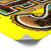 Poster Big Trees, Californie - Scènes de grandes lettres (Coin)