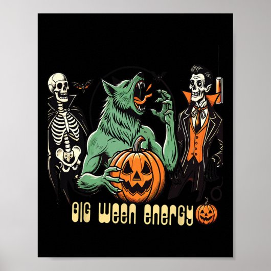Poster Big Ween Energy Halloween Party pour les fans d'ho (Devant)