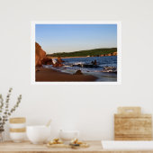 Poster Bigbury On Sea Beach Coast Prints (Cuisine)
