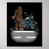 Poster Bigfoot À Vélo Moto Essayant D'Atteindre Un (Devant)
