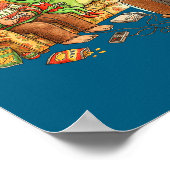 Poster Bigfoot Alien Nessie Mothman Retro Gaming Christma (Coin)