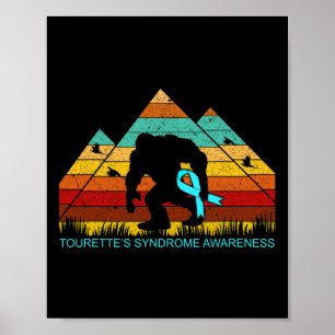 Poster Bigfoot apporte un ruban pour le syndrome de Toure