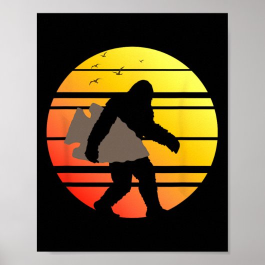Poster Bigfoot Arrowhead Chasse Indian Arrowhead Collect (Devant)