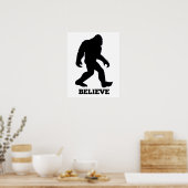 Poster Bigfoot CROYEVE Poster! Sasquatch (Cuisine)
