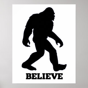 Poster Bigfoot CROYEVE Poster! Sasquatch