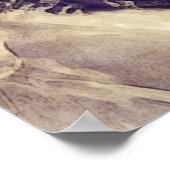 Poster Bigfoot dans les tons (Coin)