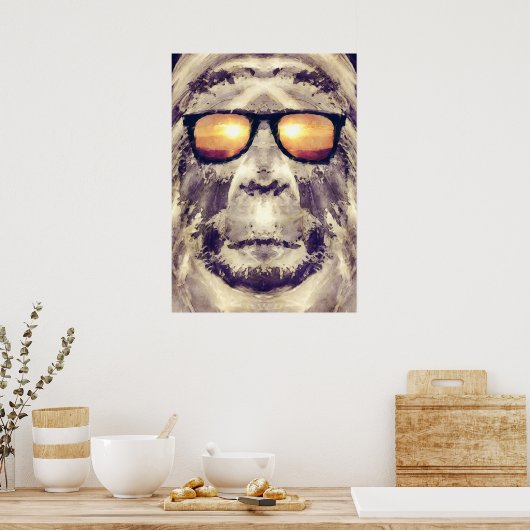 Poster Bigfoot dans les tons (Cuisine)