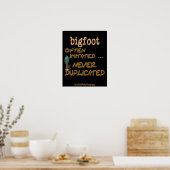 Poster Bigfoot. . . Dupliqué (Cuisine)
