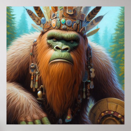 Poster Bigfoot Eco Warrior (Devant)