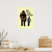 Poster Bigfoot est mon ami (Cuisine)