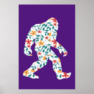 POSTER BIGFOOT FLORAL