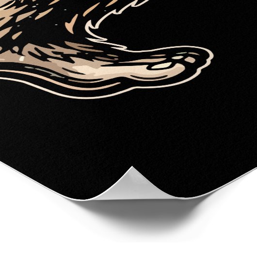 Poster Bigfoot Golfer (Coin)