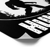 Poster Bigfoot Hunter Sasquatch Drôle Humour (Coin)