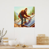 Poster Bigfoot Installation de panneaux solaires (Cuisine)