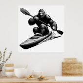 Poster Bigfoot Kayak (Cuisine)