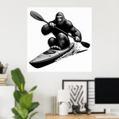 Poster Bigfoot Kayak (Bureau à domicile)