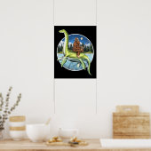 Poster Bigfoot Loch Ness Fishing (Cuisine)