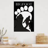 Poster Bigfoot Noir 2 (Cuisine)