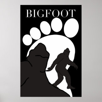 Poster Bigfoot Noir 2