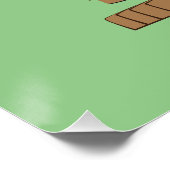 Poster Bigfoot Pâques mignon (Coin)