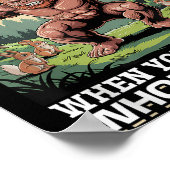 Poster Bigfoot Sasquatch (Coin)