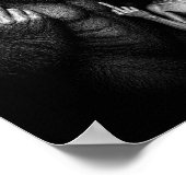 Poster Bigfoot Sasquatch Alien de l'espace Doigt du Milie (Coin)