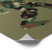 Poster Bigfoot Sasquatch Camo (Coin)