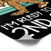 Poster Bigfoot Sasquatch Crush 2e année Deuxième première (Coin)