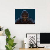 POSTER BIGFOOT SASQUATCH FACE PORTRAIT III (Bureau à domicile)