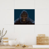 POSTER BIGFOOT SASQUATCH FACE PORTRAIT III (Cuisine)