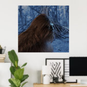 POSTER BIGFOOT SASQUATCH PROFIEL (Thuiskantoor)