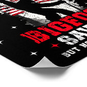 Poster Bigfoot Saw Me But Nobody Believes Him Forest Hiki (Coin)