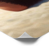 Poster Bigfoot sur la plage (Coin)