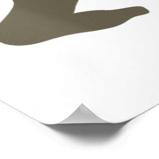 Poster Bigfoot Walking Dachshund Sasquatch Doxie Chig Cad (Coin)