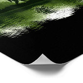 Poster Bigfoot Walking Forest Sasquatch Woods Parks Men W (Coin)