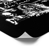 Poster Bigfoot Wendigo Cryptide OVNI Chasse Alien Respect (Coin)