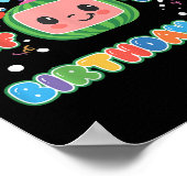 Poster Bigfrère Du Match Familial Fille Melon Anniversair (Coin)