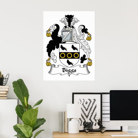 Poster Biggs Family Crest (Bureau à domicile)