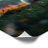 Poster Bighorn Sheep à Sunrise (Coin)