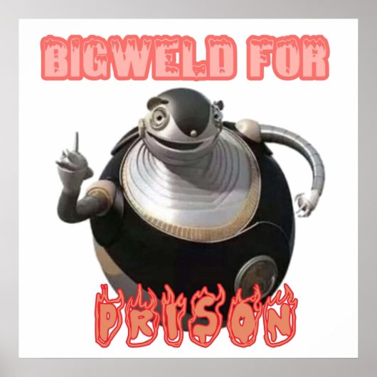 Poster bigweld en prison (Devant)