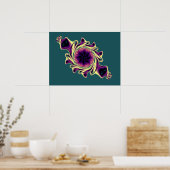 Poster Bijou fractal en breloque (Cuisine)