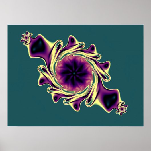 Poster Bijou fractal en breloque (Devant)