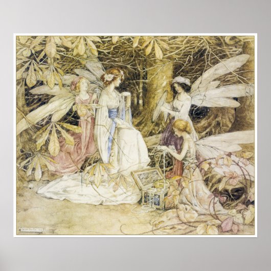 Poster Bijoux de fées Imprimer par Helen Jacobs (Devant)