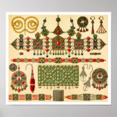 Poster Bijoux du peuple Kabyle en Algérie (Devant)