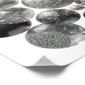 Poster Bijoux en pierre précieuse argentée Cool (Coin)
