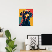 Poster Bijoux en terre Pop Art Labrador Capture d'écran (Bureau à domicile)