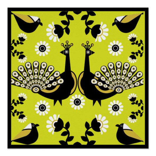 Poster Bijoux Et Décor Peacock (Devant)